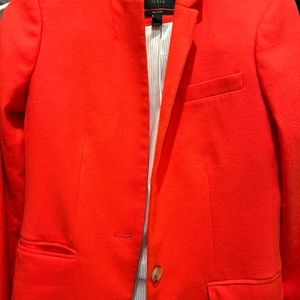 Orange J Crew Blazer